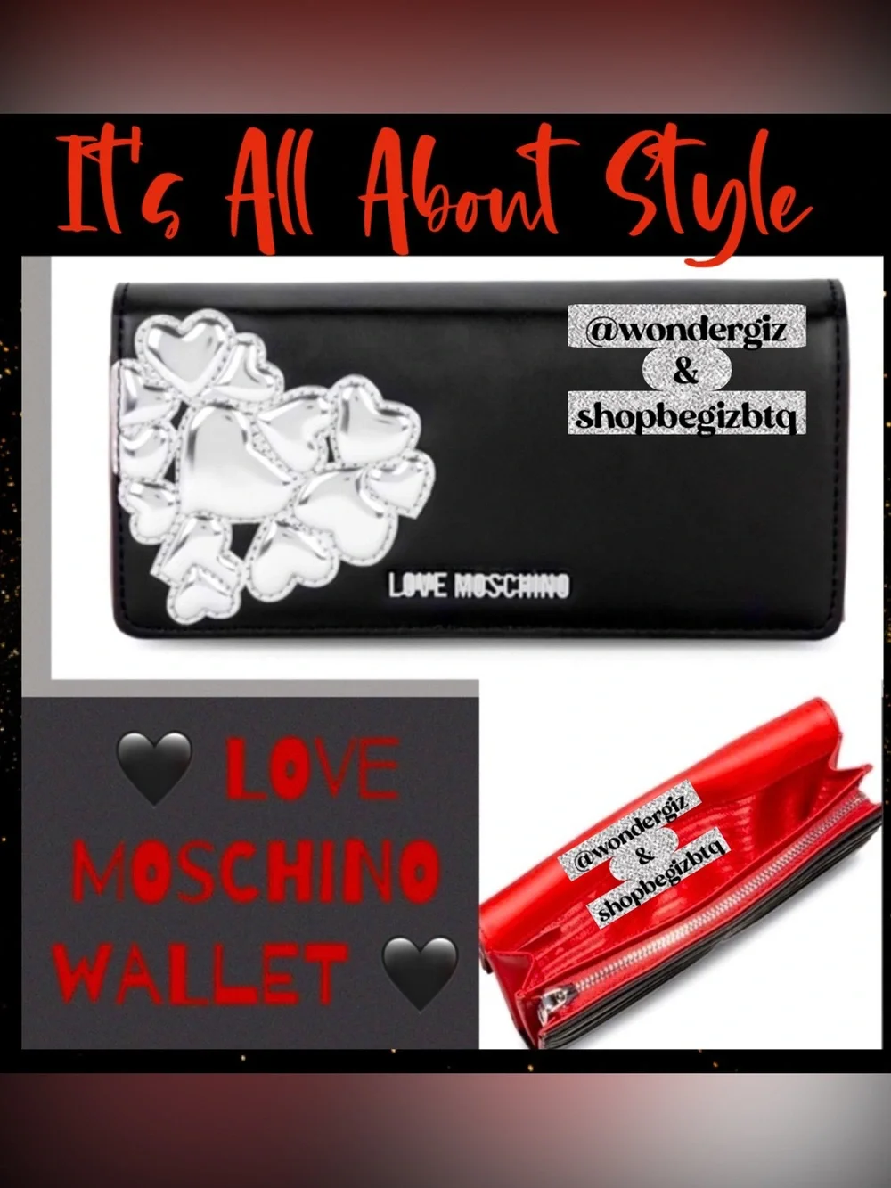 🔥🔥Clearance Sale Reduced Limited Time Offer NWT LOVE MOSCHINO Price Firm Buy Now